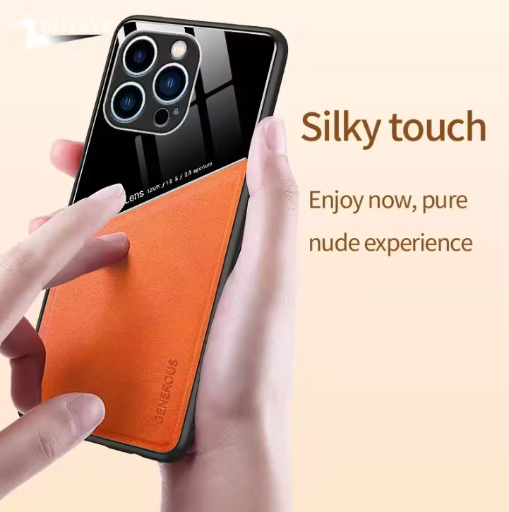 For iPhone 16 15 14 13 12 11 Pro Max Zroteve PU Leather Soft Frame PC Cover For iPhone16 Plus iPhone13 Mini SE 2 2020 2022 Case