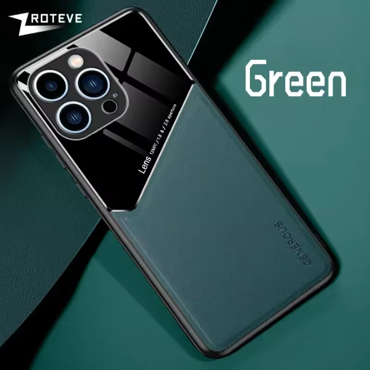 For iPhone 16 15 14 13 12 11 Pro Max Zroteve PU Leather Soft Frame PC Cover For iPhone16 Plus iPhone13 Mini SE 2 2020 2022 Case