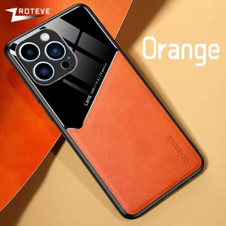 For iPhone 16 15 14 13 12 11 Pro Max Zroteve PU Leather Soft Frame PC Cover For iPhone16 Plus iPhone13 Mini SE 2 2020 2022 Case