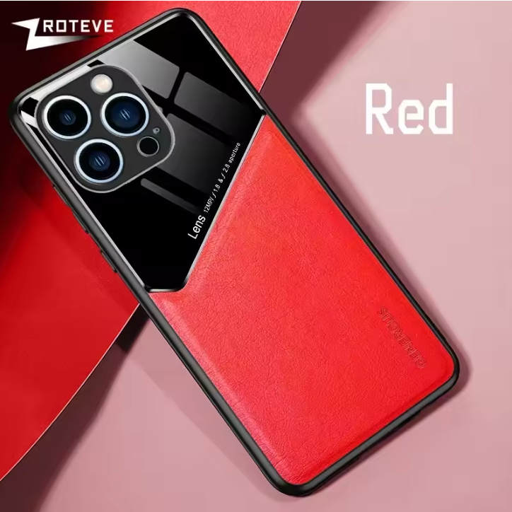 For iPhone 16 15 14 13 12 11 Pro Max Zroteve PU Leather Soft Frame PC Cover For iPhone16 Plus iPhone13 Mini SE 2 2020 2022 Case