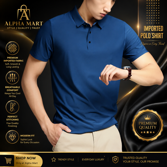 ⭐Elite Blue Polo