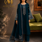 Suit With Chiffon embroidridered dupatta
