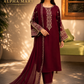 3 Pcs Women's Unstitched Embroidered Suit